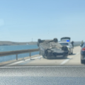 Auto na Pagu zavr&scaron;io na krovu