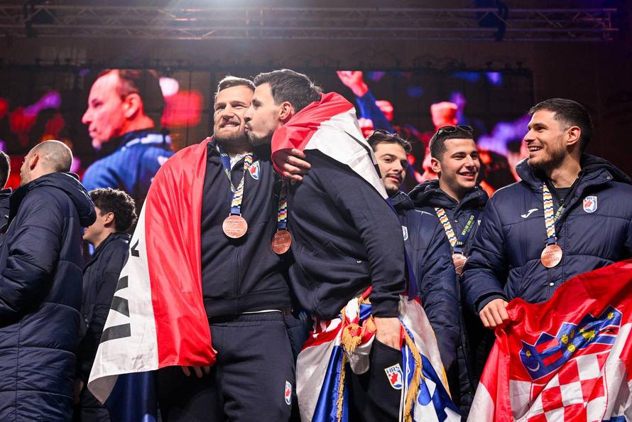 Zagreb: Svečani doček rukometnih reprezentativaca nakon osvojene bronce na Europskom prvenstvu