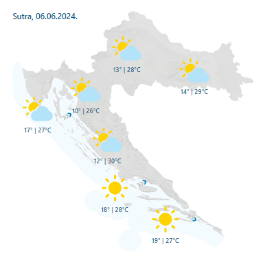 Stiže nam sve toplije vrijeme, ljeto je sve bliže: Temperature će idućih dana ići i preko 30°C