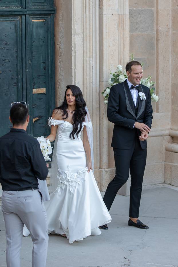 Zrinka Šahurić i Bojan Bogdanović vjenčali su se u Dubrovniku 