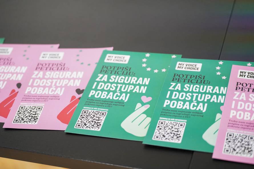 Zagreb: Konferencija za medije inicijative My Voice My Choice