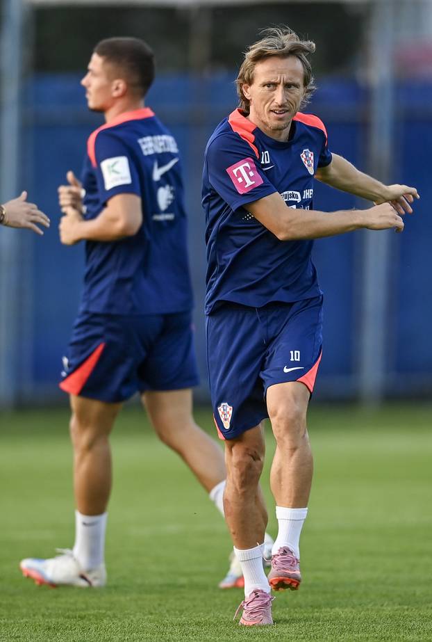 Zagreb: Trening nogometaša hrvatske nogometne reprezetacije