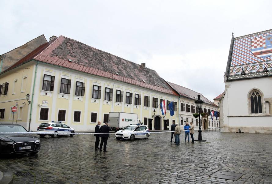 Zagreb: Na Trgu svetog Marka upucan je policajac