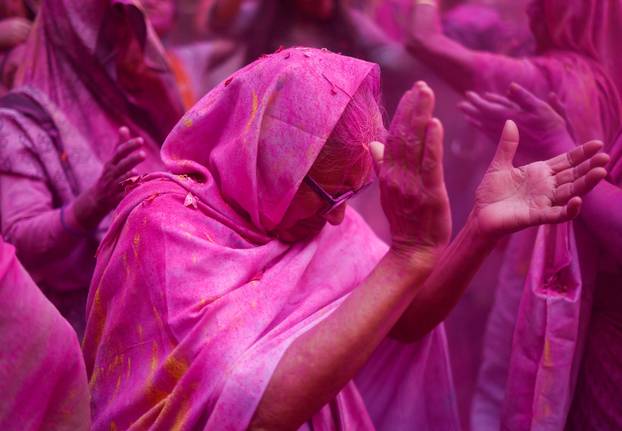 Holi celebrations in Vrindavan