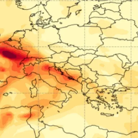 Saharska prašina širi se cijelom Europom, stiže i u Hrvatsku
