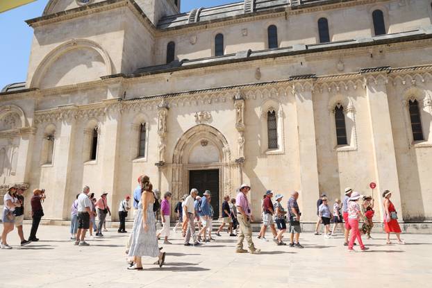 Šibenik:Grad prepun turista.