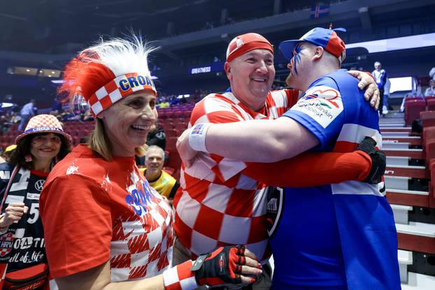 Susret Islanda i Hrvatske u drugom krugu EHF Europskog prvenstva, navijači 