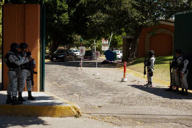 Mourners attend funeral for body believed to be ‘El Mencho’, in Zapopan