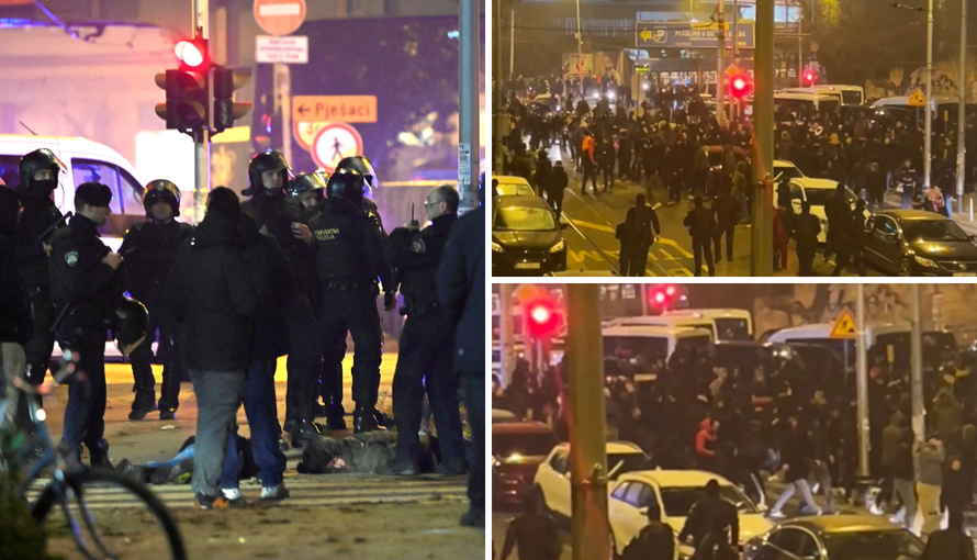 VIDEO Drama nakon utakmice u Zagrebu: Torcida napala policiju