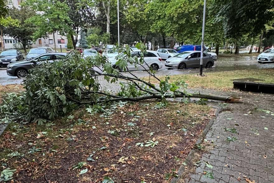 Nevrijeme u Zagrebu