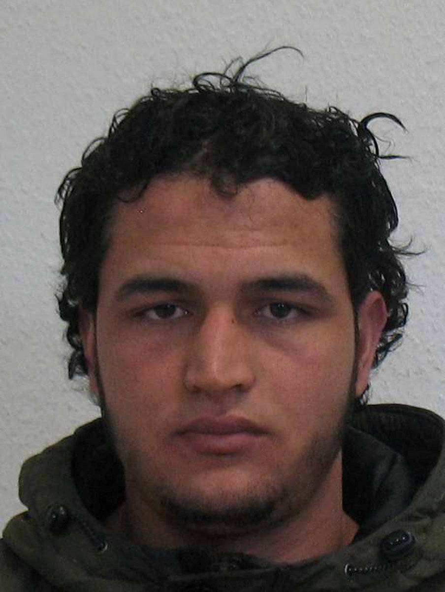 Handout picture released by the German Bundeskriminalamt (BKA) Federal Crime Office shows suspect Anis Amri searched in relation with the Monday's truck attack on a Christmas market in Berlin