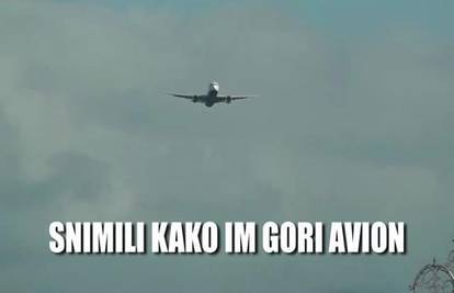 Šok u zraku: Putnici gledali kako im gori jedan motor aviona