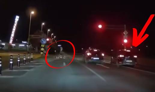 &Scaron;OK VIDEO IZ ZAGREBA Manijak projurio kroz crveno i zamalo pokosio cijelu obitelj na zebri!