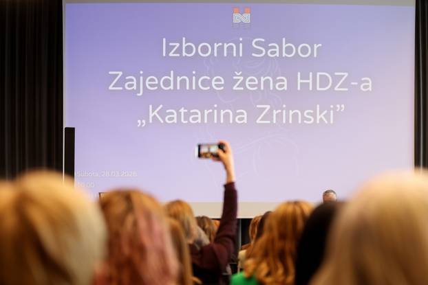 Zagreb: Izborni sabor Zajednice žena HDZ-a „Katarina Zrinski"