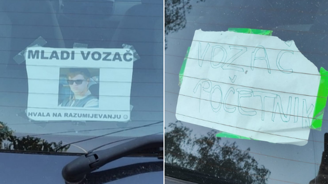 Mladi vozači u Zagrebu dosjetili se rješenja: Na staženjem staklu auta ostave poruku i zahvale se