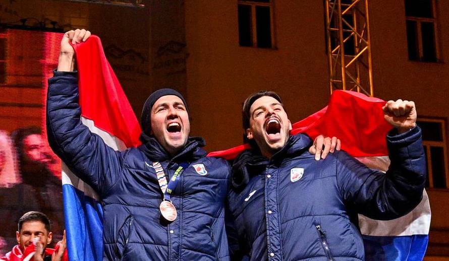 Zagreb: Svečani doček rukometnih reprezentativaca nakon osvojene bronce na Europskom prvenstvu