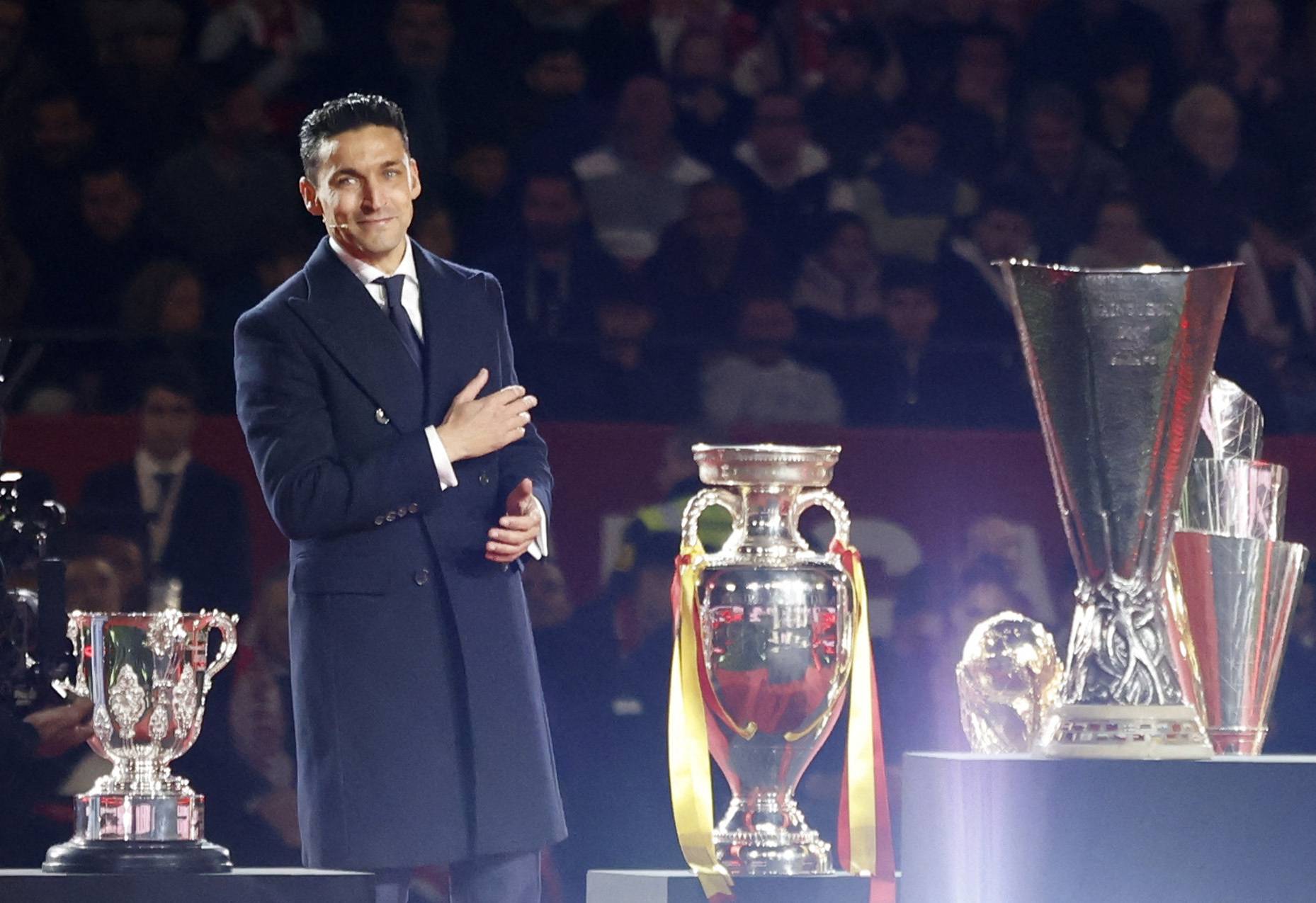 Sevilla FC holds final farewell ceremony for Jesus Navas