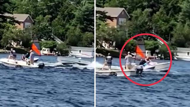 VIDEO Kakav junak:  Gliser se oteo kontroli   i jurio po jezeru, mladić (17)  uspio ga zaustaviti!