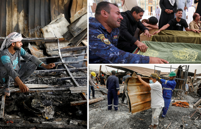 Požar u Iraku progutao covid odjel bolnice, poginulo 92 ljudi