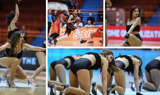 Seksi cheerleadersice ublažile su dramatičan poraz Cedevite