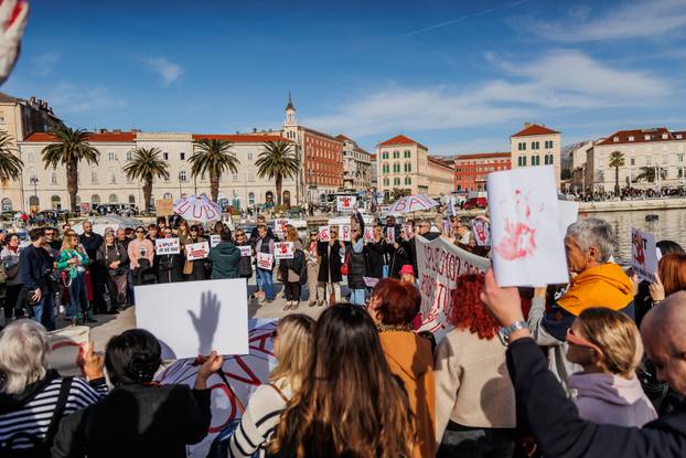 Split: Skup solidarnosti za studente u Srbiji