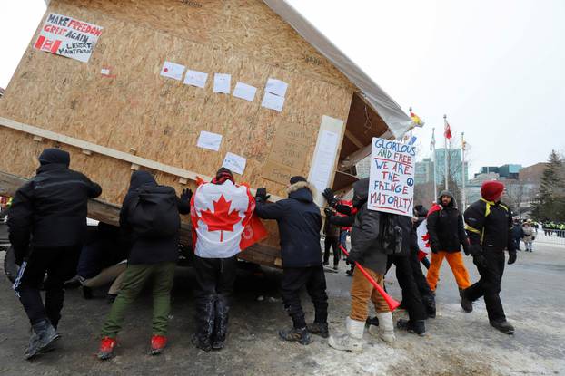 Truckers and their supporters continue to protest against the COVID-19 vaccine mandates in Ottawa