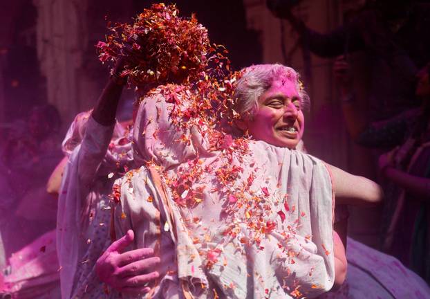 Holi celebrations in Vrindavan