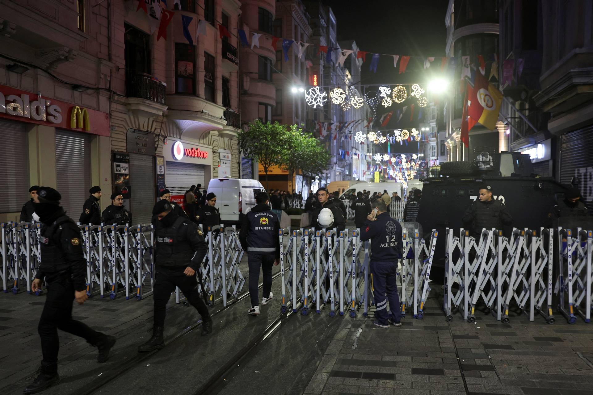 Explosion in central Istanbul's Taksim area