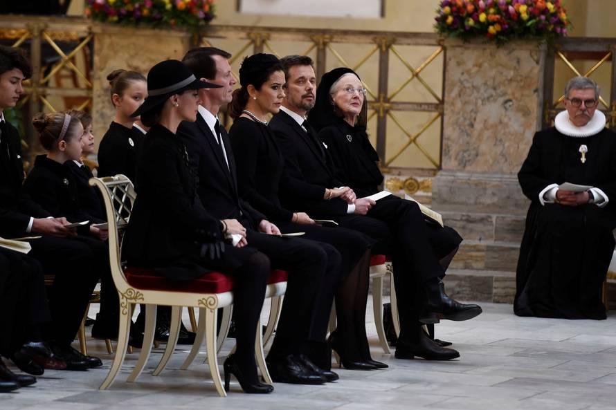 Prince Henrik's funeral in Copenhagen