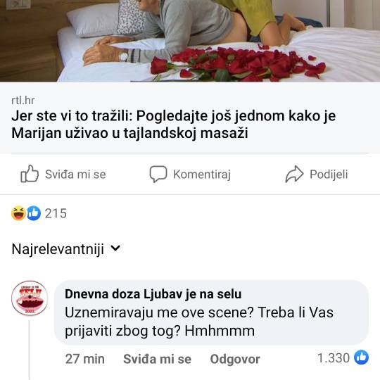 Na Facebooku nastala drama zbog 'Ljubavi na selu': RTL nam briše komentare i prijavljuje sve