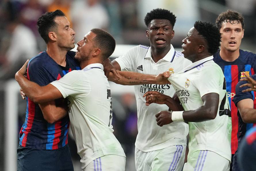 Soccer: International Friendly Soccer-Real Madrid at Barcelona