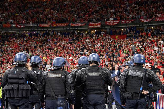 Soccer Champions League Final 2022/ Liverpool FC - Real Madrid 0:1.