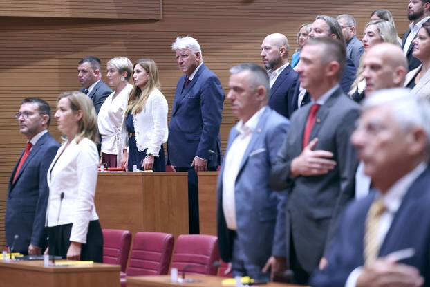 Zagreb: Pocela 7. sjednica Hrvatskoga sabora