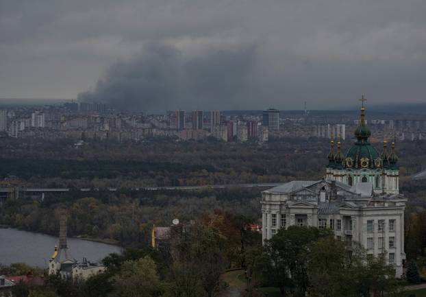Aftermath of a Russian missile attack in Kyiv