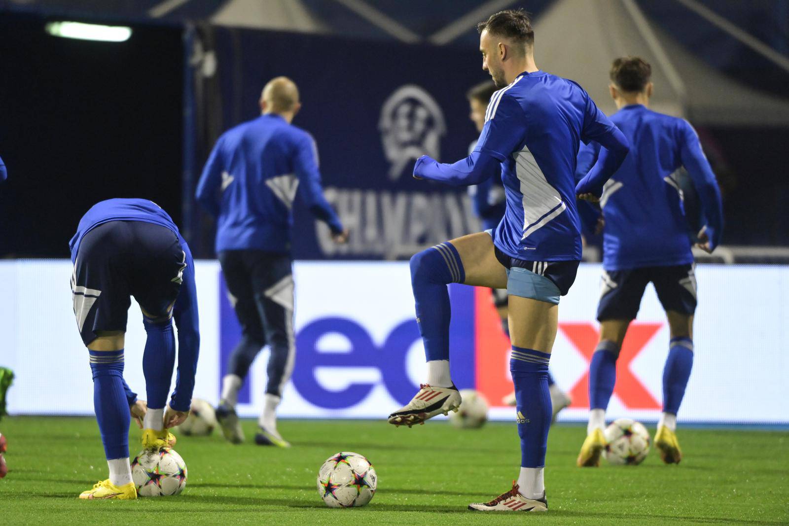 Zagreb: Dinamo odradio večernji trening uoči sutrašnje utakmice protiv Salzburga