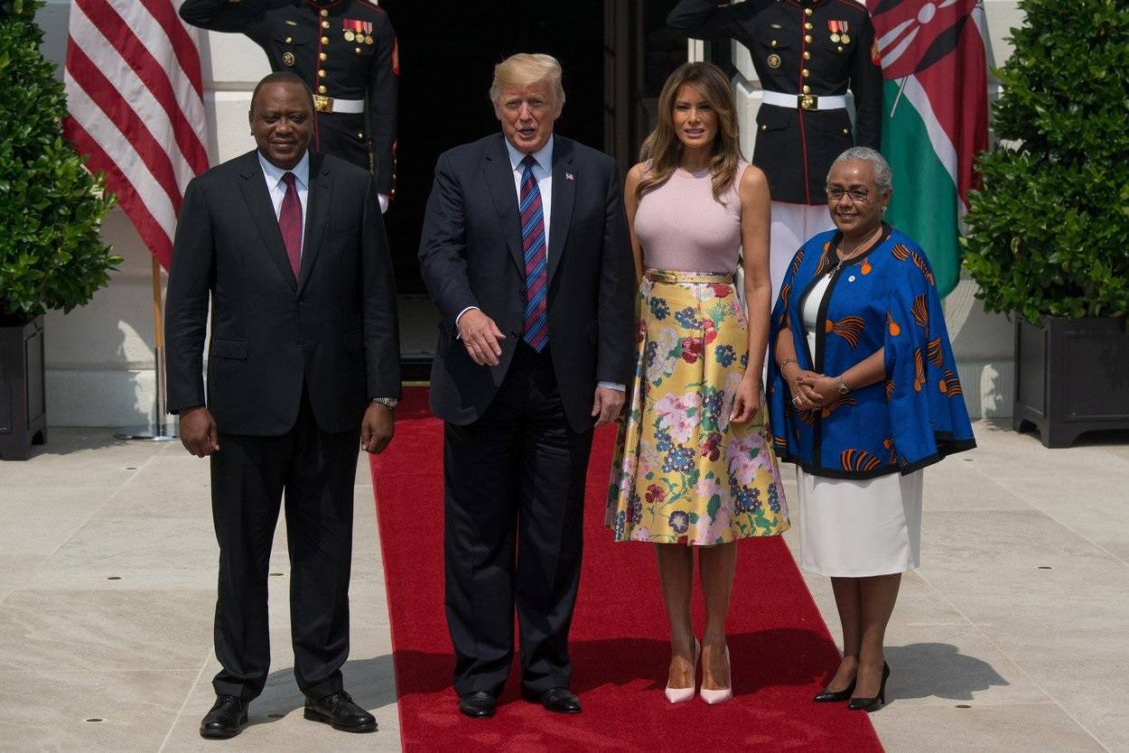 Trump hosts President of Kenya at the White House