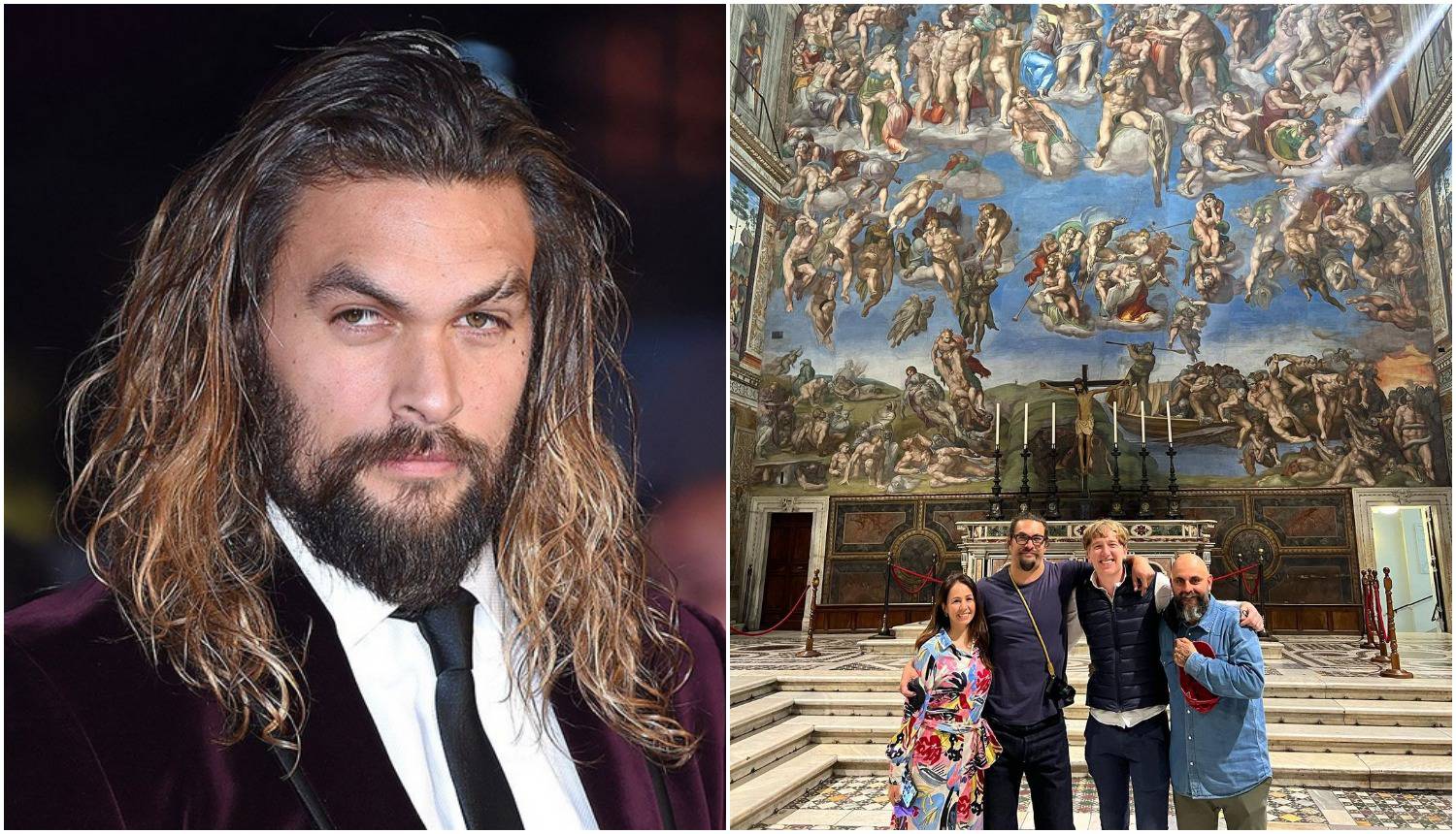 Jason Momoa se fotografirao u Sikstinskoj kapeli pa naljutio Talijane, odmah im se ispričao