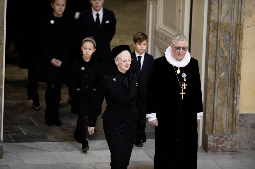 Prince Henrik's funeral in Copenhagen
