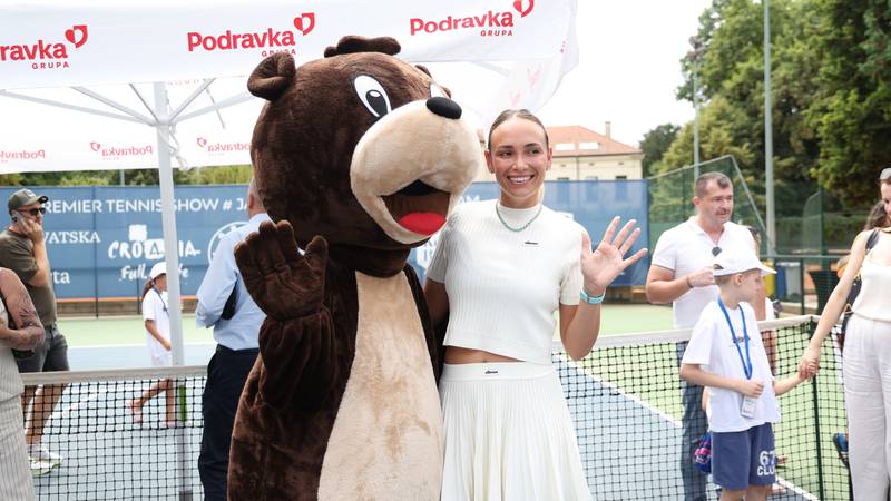 Donna Vekić otvorila First Slam! 'Samo želim da djeca uživaju, svi zapamte iskustvo iz Osijeka'