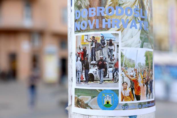 Zagreb: Provokativni plakati na Trgu bana Jela?i?a