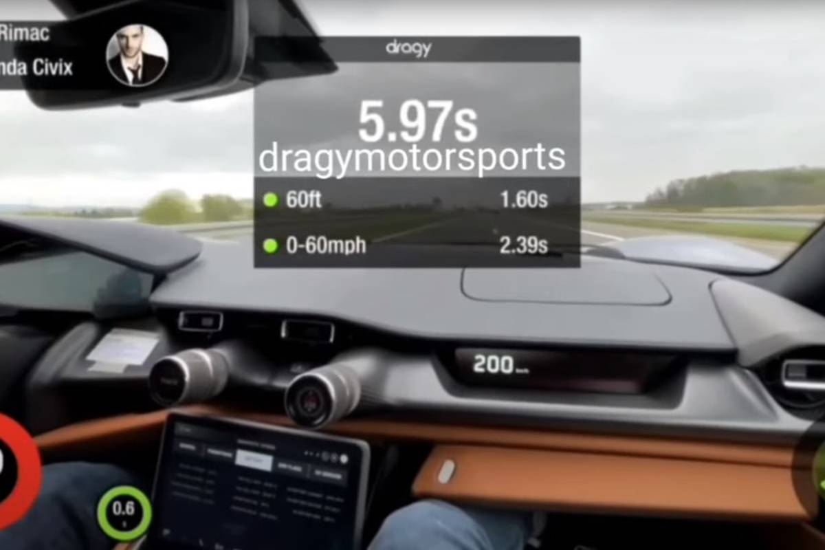 U Rimčevu autu C_Two na obilaznici jurio 250 km/h: 'Ovo je strašno, sudar bi bio užasan'