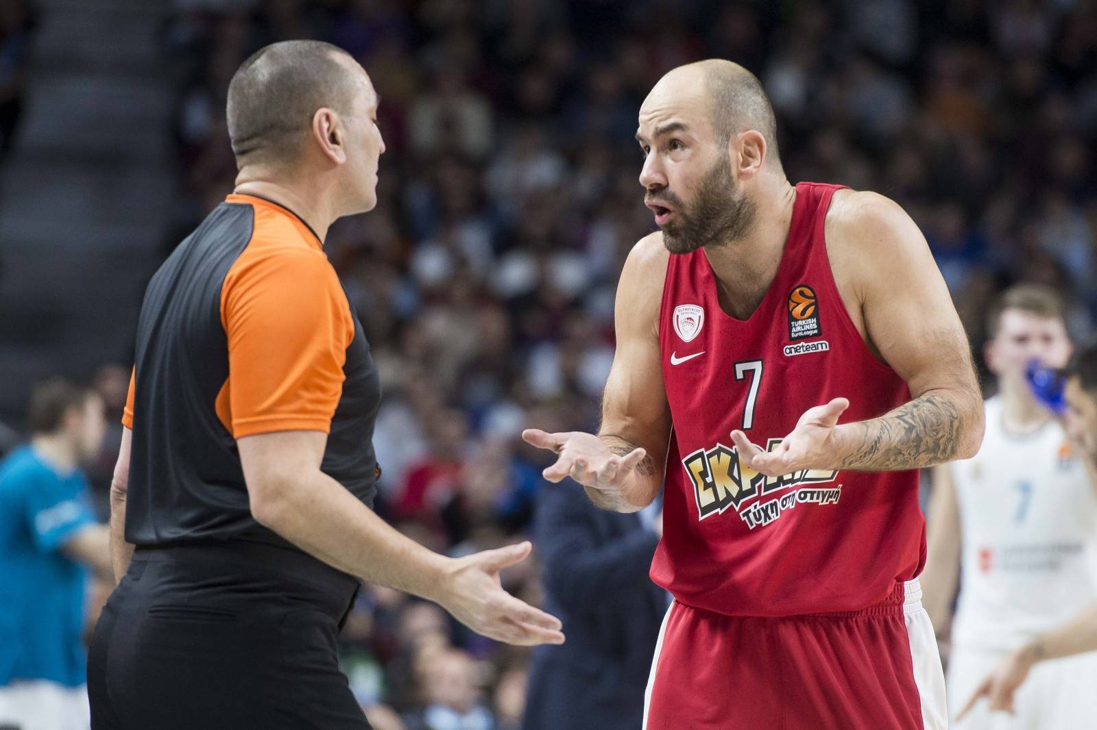 REAL MADRID v OLYMPIACOS PIRAEUS. Turkish Airlines Euroleague 2017-2018.