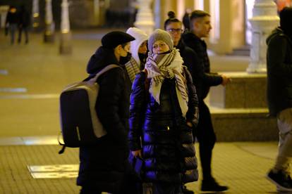 Centar Zagreba u hladnim večernjim satima