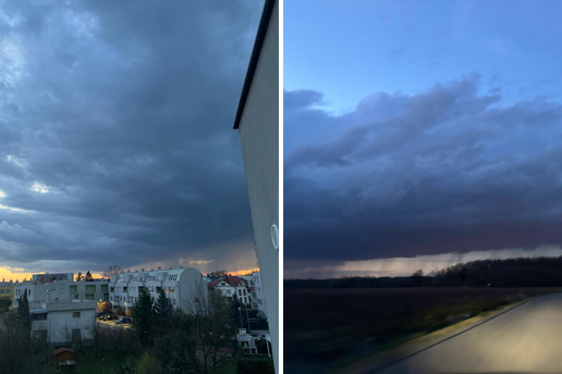 VIDEO Tamni oblaci nadvili se nad Zagrebom i okolicom: Pala obilna kiša, ponegdje i tuča