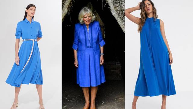 Camilla je odjenula odličnu plavu haljinu - pronašli smo slične u high street dućanima