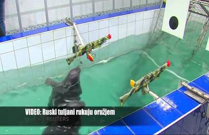 Izgledaju opako: Ruski tuljani trenirani za rukovanje oružjem