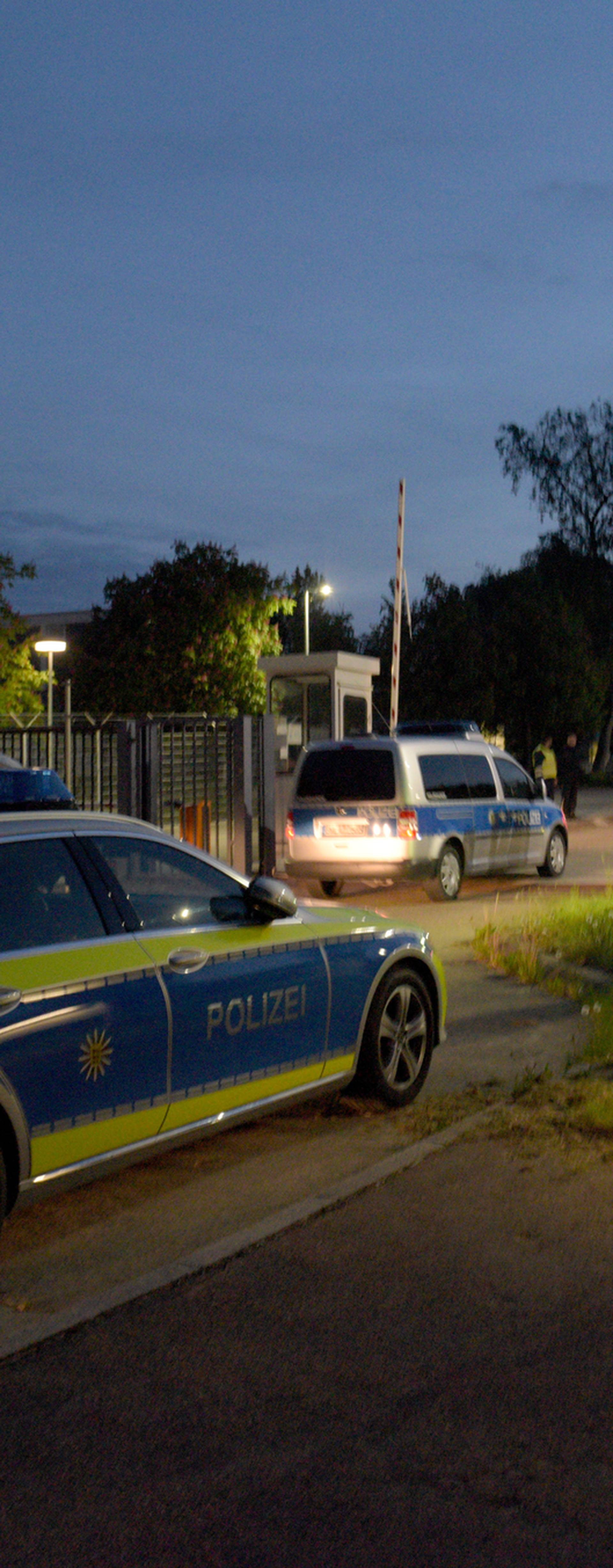 Police operation at refugee centre in Germany