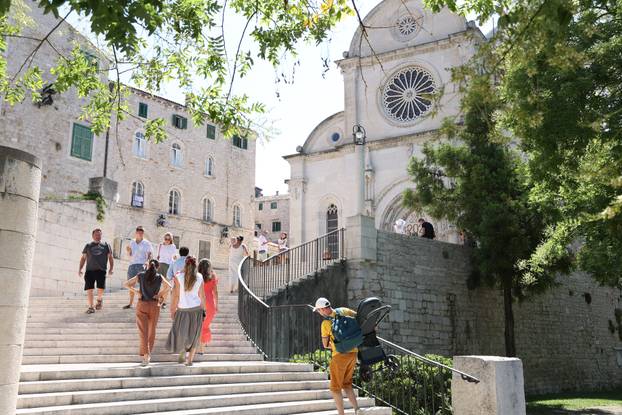 Šibenik:Grad prepun turista.