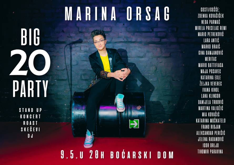 Marina Orsag slavi 20 godina karijere u Boćarskom domu...