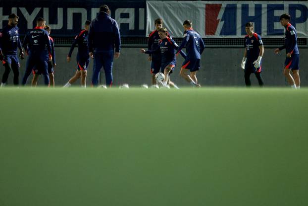 Rijeka: Hrvatski nogometni reprezetativci odradili trening